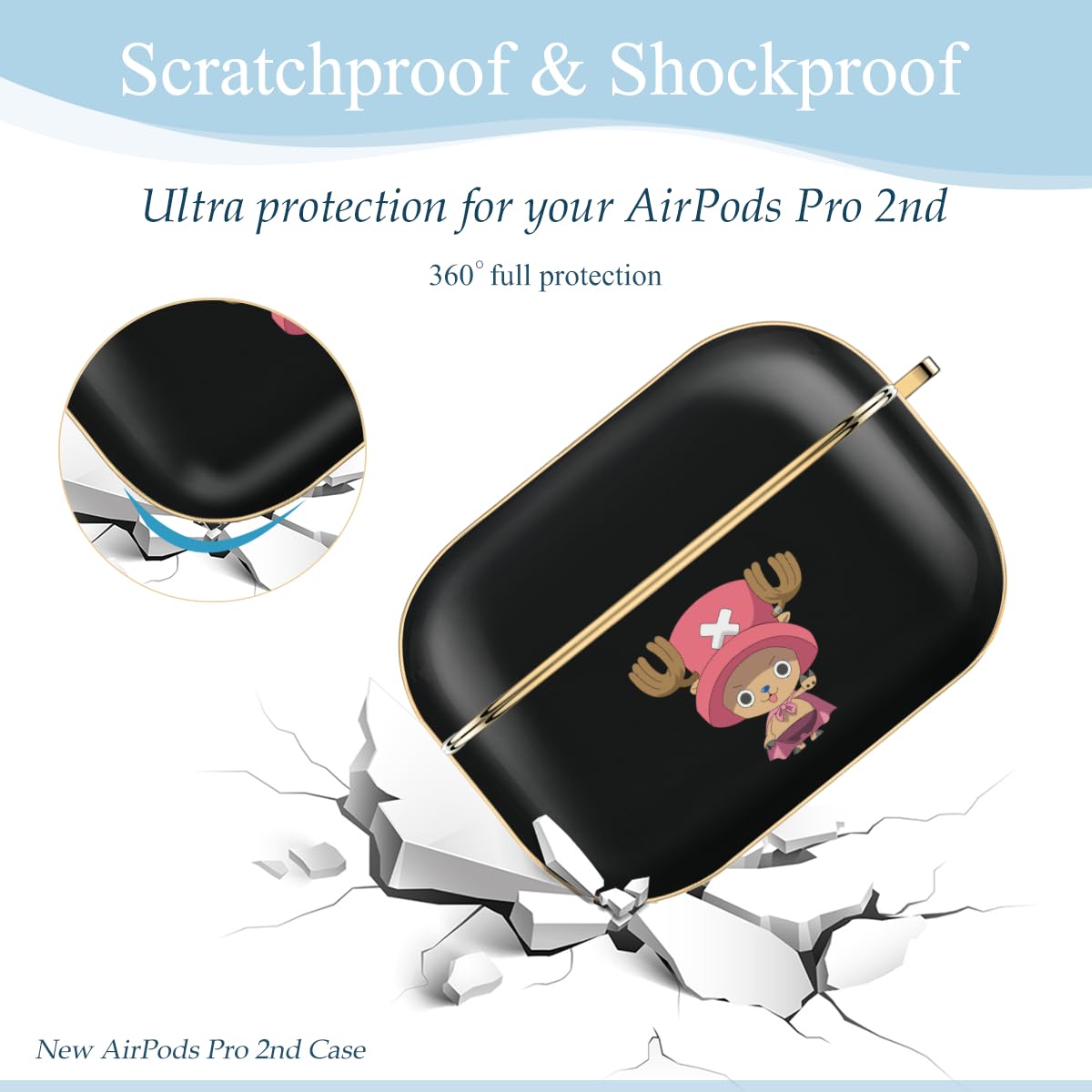 ONE PIECE ワンピース チョッパー ケース ② Amazon | Air Pods Pro2 ケース ワンピース ONE PIECE トニー